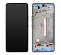 Écran Complet Officiel pour Samsung A53 5G avec Vitre Tactile et Châssis bleu