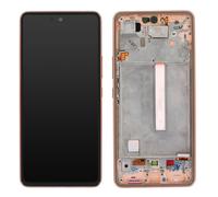 Écran Complet Officiel pour Samsung A53 5G avec Vitre Tactile et Châssis pêche