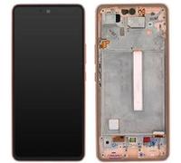 Écran Complet Officiel pour Samsung A53 5G avec Vitre Tactile et Châssis pêche color_ex G