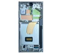 Écran Complet Officiel pour Samsung S23 Ultra Vitre Tactile et Châssis Bleu Ciel