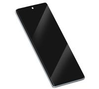Écran Complet Original pour Edge 50 Fusion avec Vitre et Châssis, Bleu clair