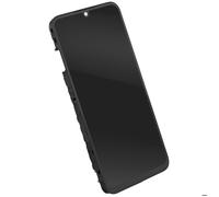 Écran Complet pour Galaxy A25 5G Dalle Soft OLED avec Châssis Samsung Noir