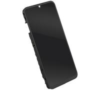 Écran Complet pour Galaxy A25 5G Dalle Soft OLED avec Châssis Samsung Noir