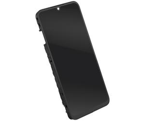 Écran Complet pour Galaxy A25 5G Dalle Soft OLED avec Châssis Samsung Noir