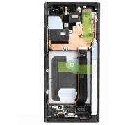 Écran Complet pour Galaxy Note 20 Ultra 5G AMOLED avec Châssis Service Pack Samsung Noir