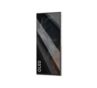 Ecran Complet pour Galaxy S22 Ultra Dalle Soft OLED avec Châssis Intégré Blanc