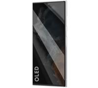 Clappio Écran Complet pour Galaxy S22 Ultra Dalle Soft OLED avec Châssis Intégré