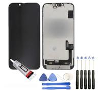 Ecran complet pour iphone 14 vitre tactile + Ecran LCD taille 6.1"" Kit outils + colle - VISIODIRECT -
