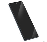 Écran Complet pour Motorola Edge 50 Fusion avec Vitre et Châssis Préassemblés Bleu
