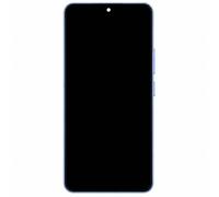 Écran Complet pour Redmi Note 13 4G Dalle OLED avec Vitre Tactile et Châssis Bleu