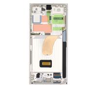 Écran Complet pour Samsung Galaxy S23 Ultra Vitre Tactile et Châssis Samsung Beige