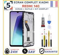 Ecran Complet pour XIAOMI Redmi 14C / 2411DRN47C, 2409BRN2CA, 2409BRN2C +Kit