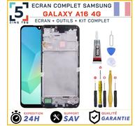 Ecran Complet Remplacement pour Samsung Galaxy A16 4G SM-A165F, SM-A165M/DS +Kit