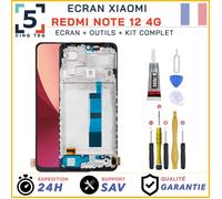 Ecran Complet Remplacement pour Xiaomi Redmi Note 12 4G 23021RAAEG + Colle +Kit
