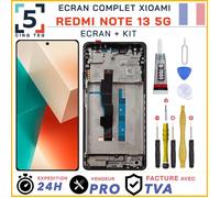 Ecran Complet Remplacement Xiaomi Redmi Note 13 5G 2312DRAABG / 2312DRAABI +Kit