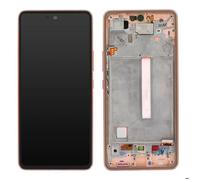 Écran Complet pour Samsung Galaxy A53 5G avec Vitre Tactile et Châssis Rose champagne
