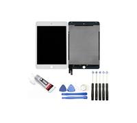 Ecran complet: Vitre+LCD compatible avec iPad Mini 4 BLANC + Kit outils + Colle B7000 Offerte