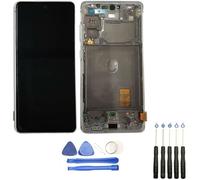 Ecran complet: Vitre + LCD sur châssis compatible avec Samsung Galaxy S20 FE 5G SM-G781B blanc + Kit outils