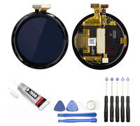 Ecran complet : Vitre tactile + ecran LCD compatible avec Huawei Watch GT2 noir 46mm noir 1.39"" + Kit outils + Colle B7000 Offerte