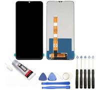 Ecran complet : Vitre tactile + ecran LCD compatible avec Oppo A15 6.52"" bleu CPH2185 + Kit outils + Colle B7000 Offerte