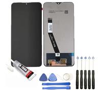 Ecran complet: Vitre tactile+ecran LCD compatible avec Xiaomi Redmi 9 6.53"" M2004J19G, M2004J19C rose-bleu+Kit outils +Colle B7000