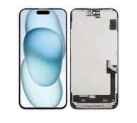 Ecran complet vitre tactile pour iPhone 15 Plus noir LTPS