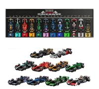 Écran conçu pour montage mural, compatible avec les modèles Le-Go 77242 / 77259 Speed Champions F1 12 Set, pour les passionnés de voitures, Taille:121 x 40 cm, uniquement pour présentoir mural (Noir)