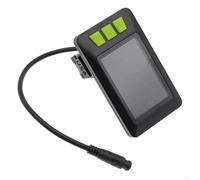 Écran couleur LCD intelligent avec port USB pour vélo électrique et scooter Six Core Head Data Meter Noir 8,8 x 4,5 cm
