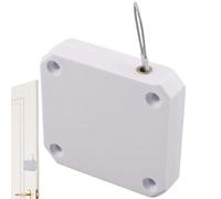 Écran coulissant se rapprocher, 2,8x2,56 pouces, pas d'outil de fermeture porte automatique de poinçonnage pour installation facile, une tempête rétractable plus proche avec une ficelle en acie