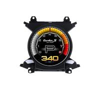 Écran d'affichage de tableau de bord de voiture de compteur de vitesse de tableau de bord LCD compatible avec le cluster numérique Porsche Panamera 2016-2023/Cayenne 2018-2023