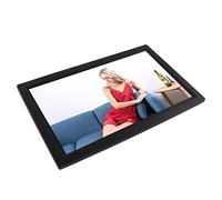 Écran D'affichage d'image 24 Pouces 1080P Fonctions de Calendrier D'horloge Musicale Cadre Photo Numérique pour la Maison 100 240V Noir Cadre Photo Intelligent 24 Pouces Le Cadre