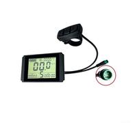 Écran d'affichage LCD pour contrôleur LCD10H, tableau de bord 24 V 36 V 48 V avec connecteur étanche, jauge de compteur de vitesse lisible à la lumière du soleil et outil de diagnostic de code