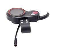 Écran d'affichage LCD pour trottinette électrique facile à surveiller | Accélérateur de crochet résistant aux intempéries pour surveiller la vitesse, le vitesse, la batterie, le mode et les voyants de