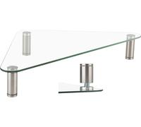Écran d'affichage modèle d'angle de colonne montante triangle réglable en aluminium verre