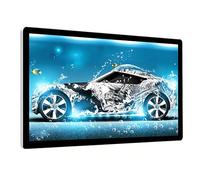 Écran d'affichage numérique 18,5"/21,5"/23,6"/27"/32"/43"/50", écran LCD, kiosque, lecteur vidéo USB pour restaurants, cafés, salons et magasins, affichage de menu publicitaire LCD 47 cm