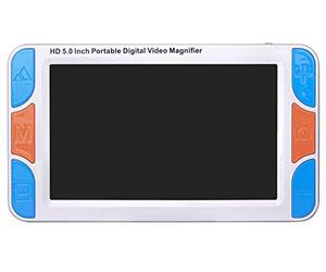 Écran de 5 Pouces Loupe Numérique Portable Aide à la Lecture Électronique Visuelle pour Déficients Visuels (5" Améliorée Version)
