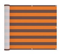 Écran de Balcon 100 x 400 cm, Brise-Vue Oxford Polyester Rectangulaire | Oxford polyester, déperlant, rayé une face, fixation rambarde, entretien chiffon sec, extérieur