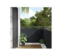 Vidaxl Écran De Balcon Anthracite 90x300 Cm Tissu Oxford