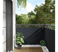 Vidaxl Écran De Balcon Anthracite 90x300 Cm Tissu Oxford