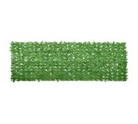 Écran de balcon avec feuilles vert 300x100 cm