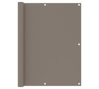 Ecran de Balcon Beige 120x600 cm Tissu Oxford Brise-vue Brise-vent vidaXL