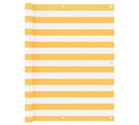 Ecran de Balcon Blanc 120x300 cm Tissu Oxford Brise-vue Brise-vent vidaXL