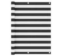 vidaXL Écran de balcon Tissu Oxford 120x300 cm Anthracite et blanc