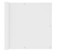 Ecran de Balcon Blanc 90x400 cm Tissu Oxford Brise-vue Brise-vent vidaXL