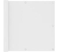 Ecran de balcon Blanc 90x500 cm Tissu Oxford