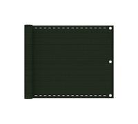 Vidaxl Écran De Balcon Vert Foncé 75x400 Cm Pehd Vert