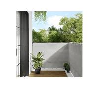 vidaXL Écran de balcon Brise-vue 120x500 cm Gris clair 100% Polyester Oxford