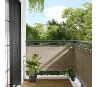 Écran de Balcon Brise-vue Intimité Protection Noir 100% Polyester Oxford vidaXL
