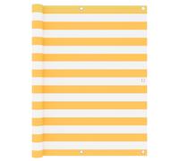 Ecran de Balcon Crème 120x500 cm Tissu Oxford Brise-vue Brise-vent vidaXL