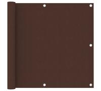 Ecran de Balcon Crème 120x500 cm Tissu Oxford Brise-vue Brise-vent vidaXL